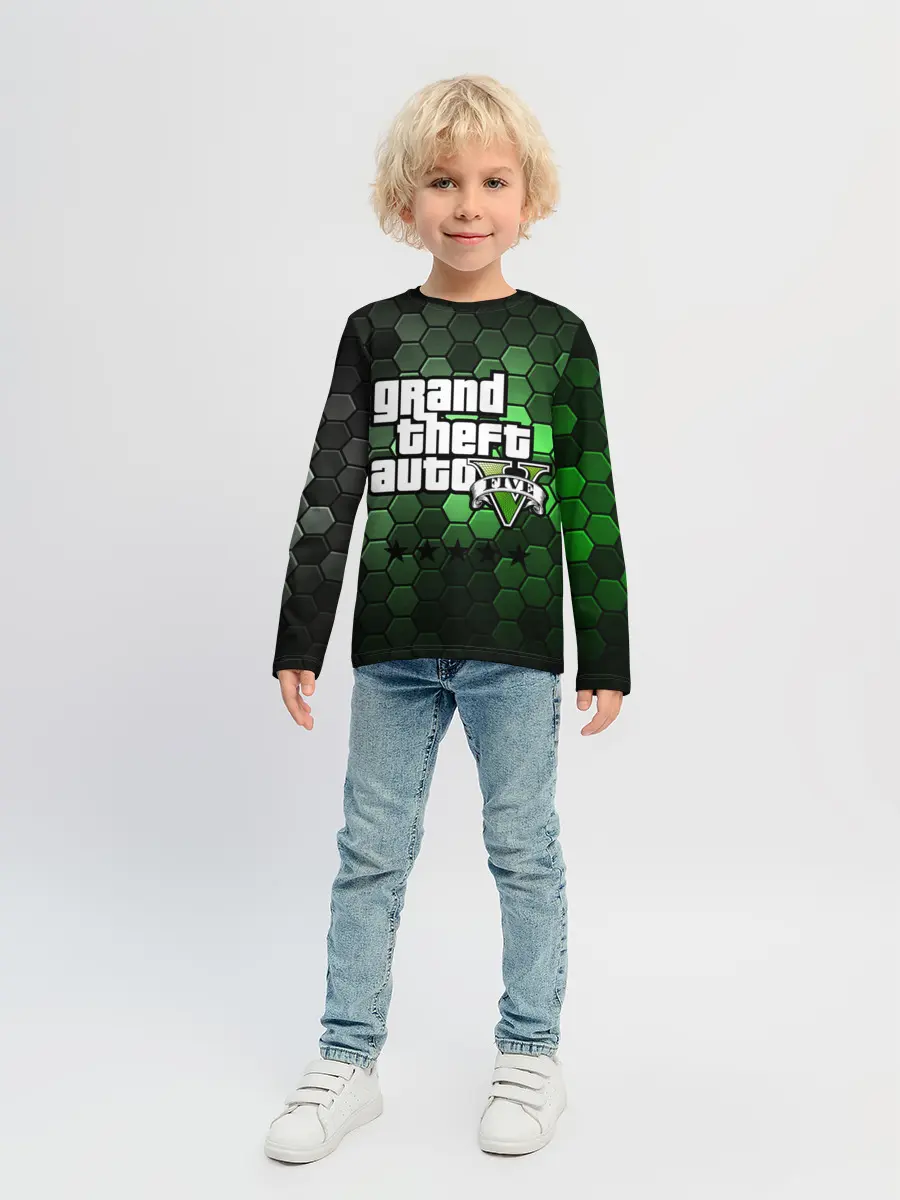 Детский лонгслив / GTA 5 / ГТА 5