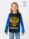 Детский лонгслив / RUSSIA / РОССИЯ