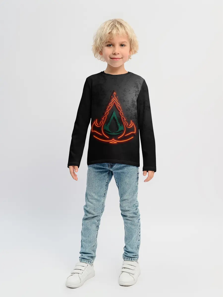 Детский лонгслив / Assassins Creed Valhalla