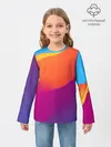 Детский лонгслив / ТЕКСТУРА ГРАДИЕНТА