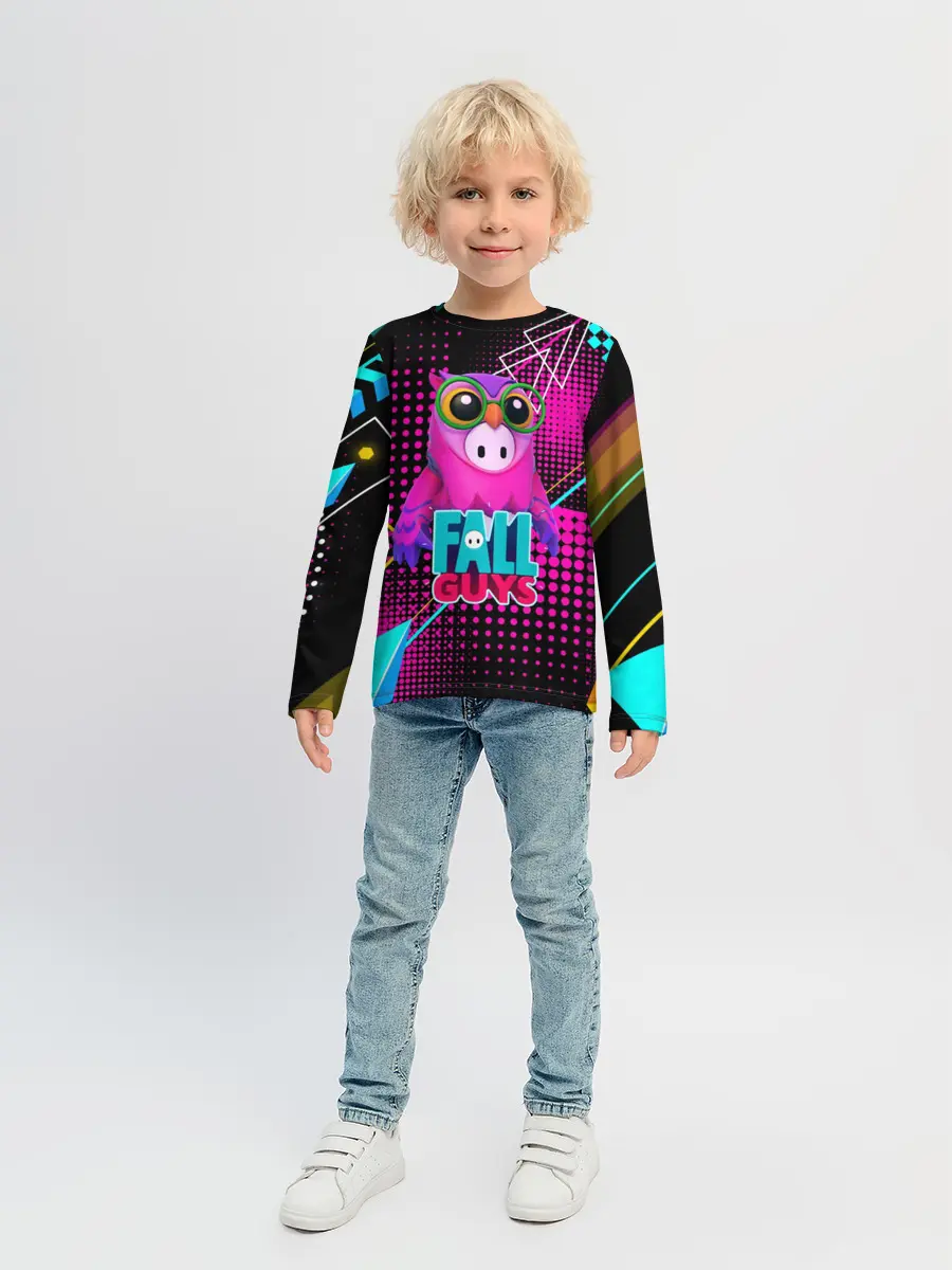 Детский лонгслив / Fall Guys | Saw