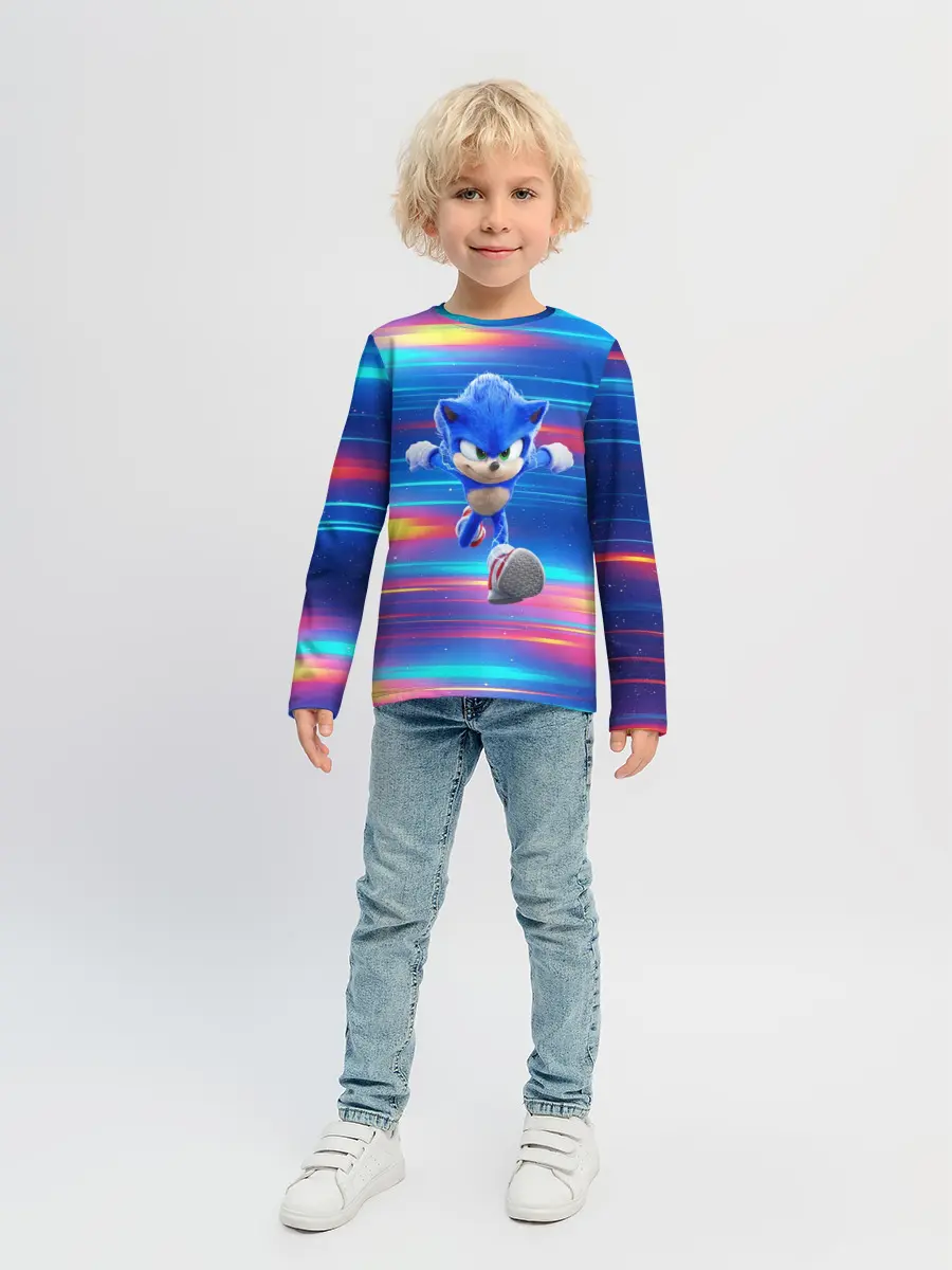 Детский лонгслив / Sonic | Speed