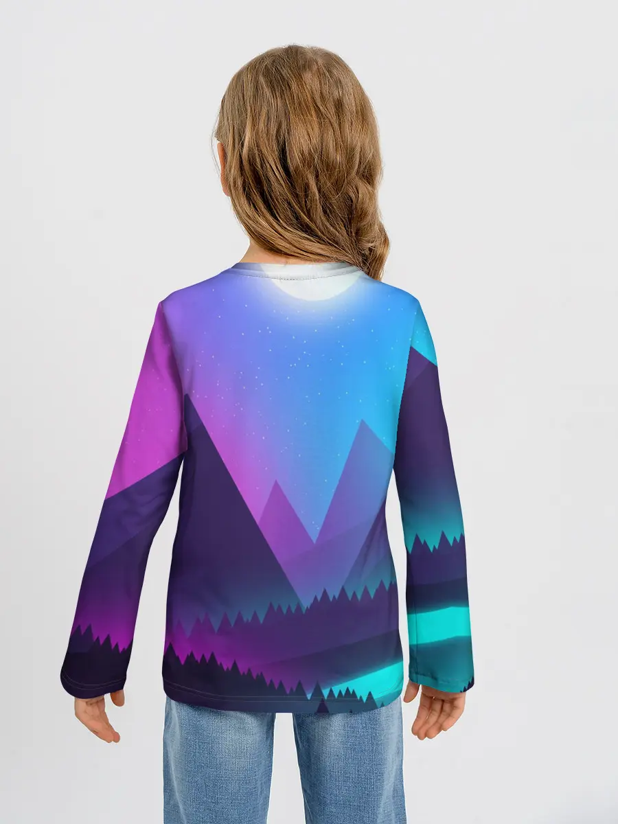 Детский лонгслив / NEON FOREST