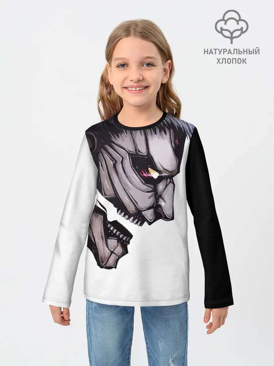 Детский лонгслив / Злобный титан