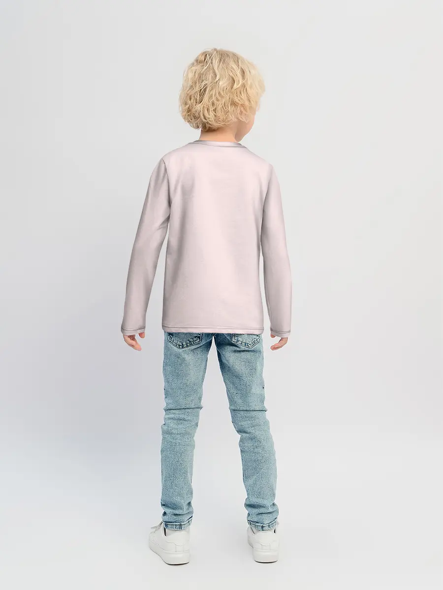 Детский лонгслив / Арт Кричащий титан!