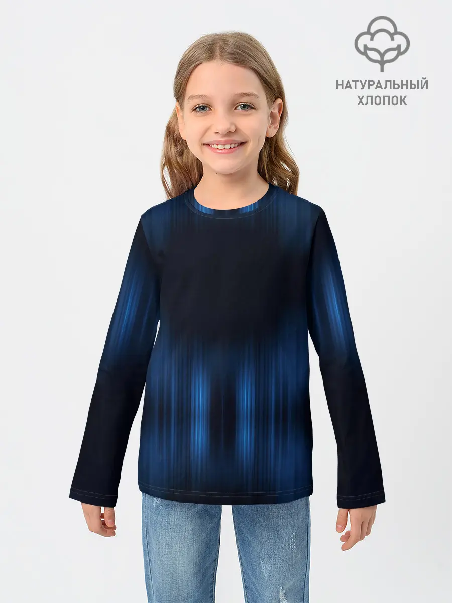 Детский лонгслив / НЕОНОВЫЙ ДОЖДЬ