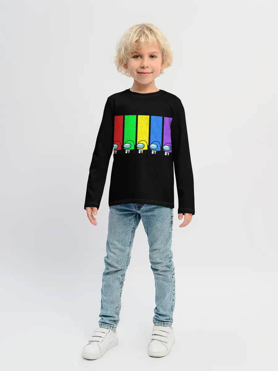 Детский лонгслив / Among Us