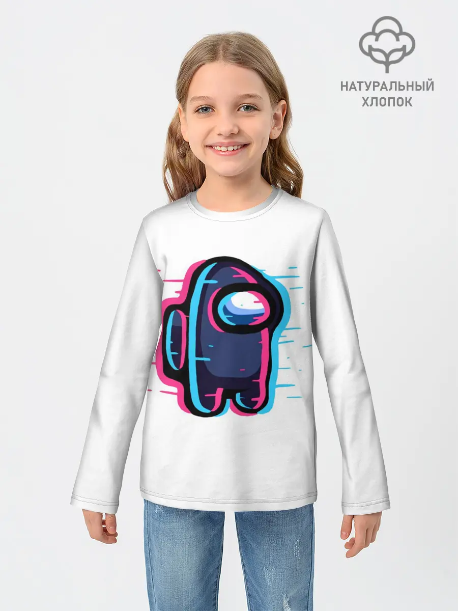 Детский лонгслив / Among Us