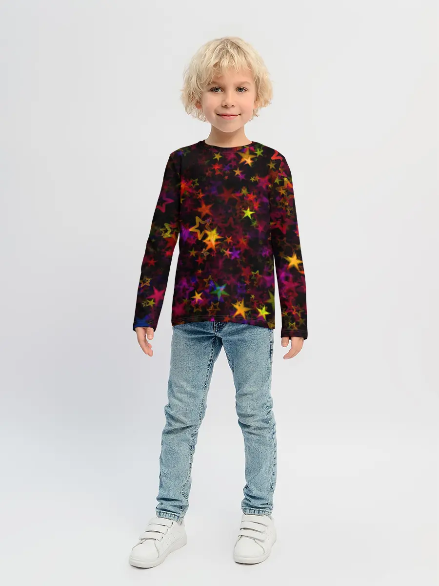 Детский лонгслив / Stars