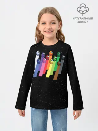 Детский лонгслив / Among us