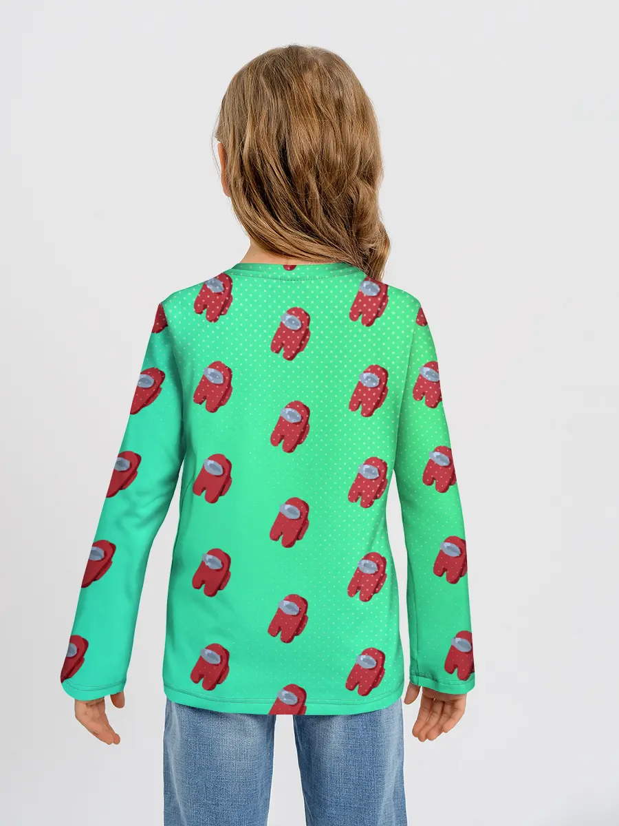 Детский лонгслив / Among us