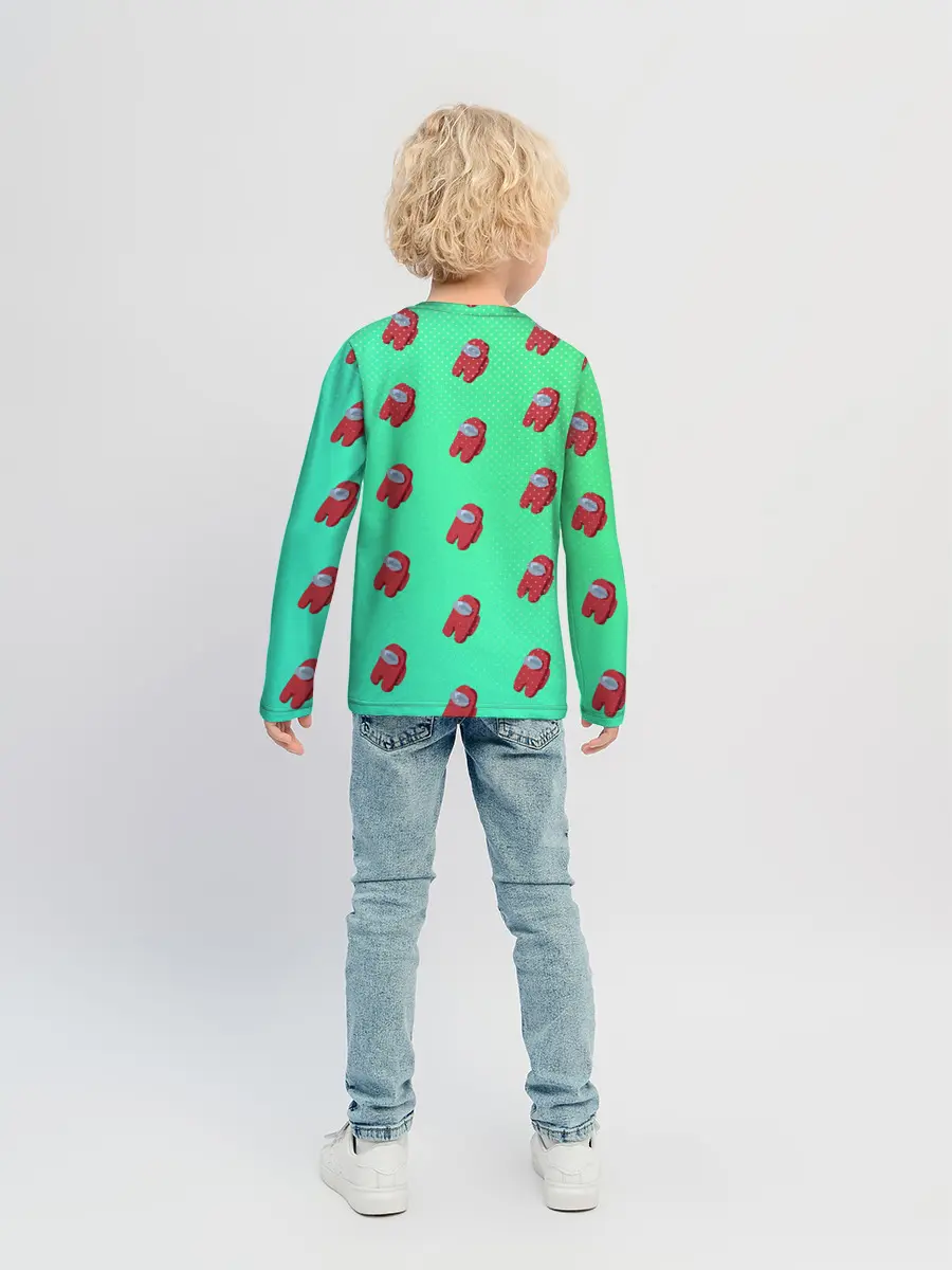 Детский лонгслив / Among us