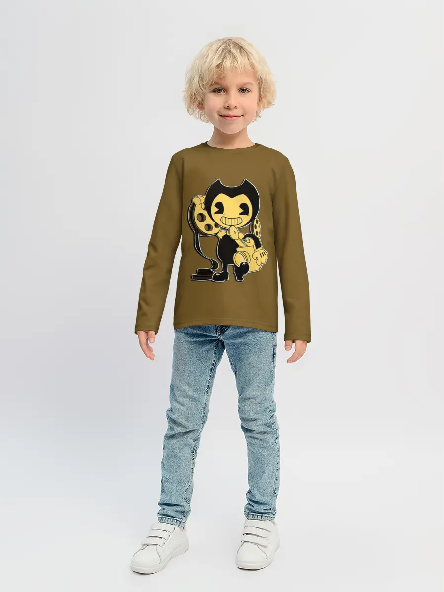 Детский лонгслив / Bendy And The Ink Machine