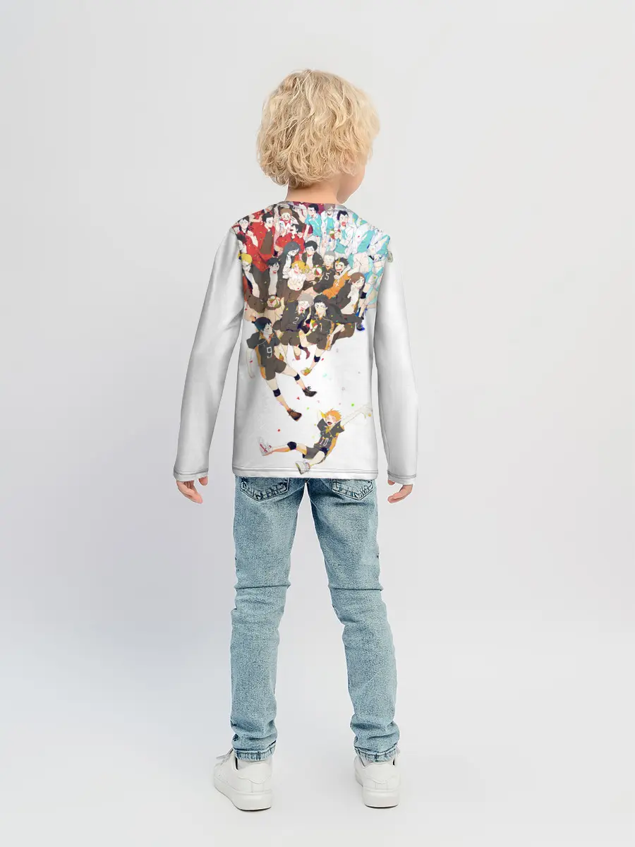 Детский лонгслив / Все герои Haikyuu