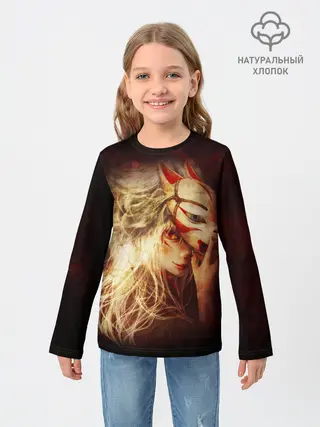 Детский лонгслив / Кицуне