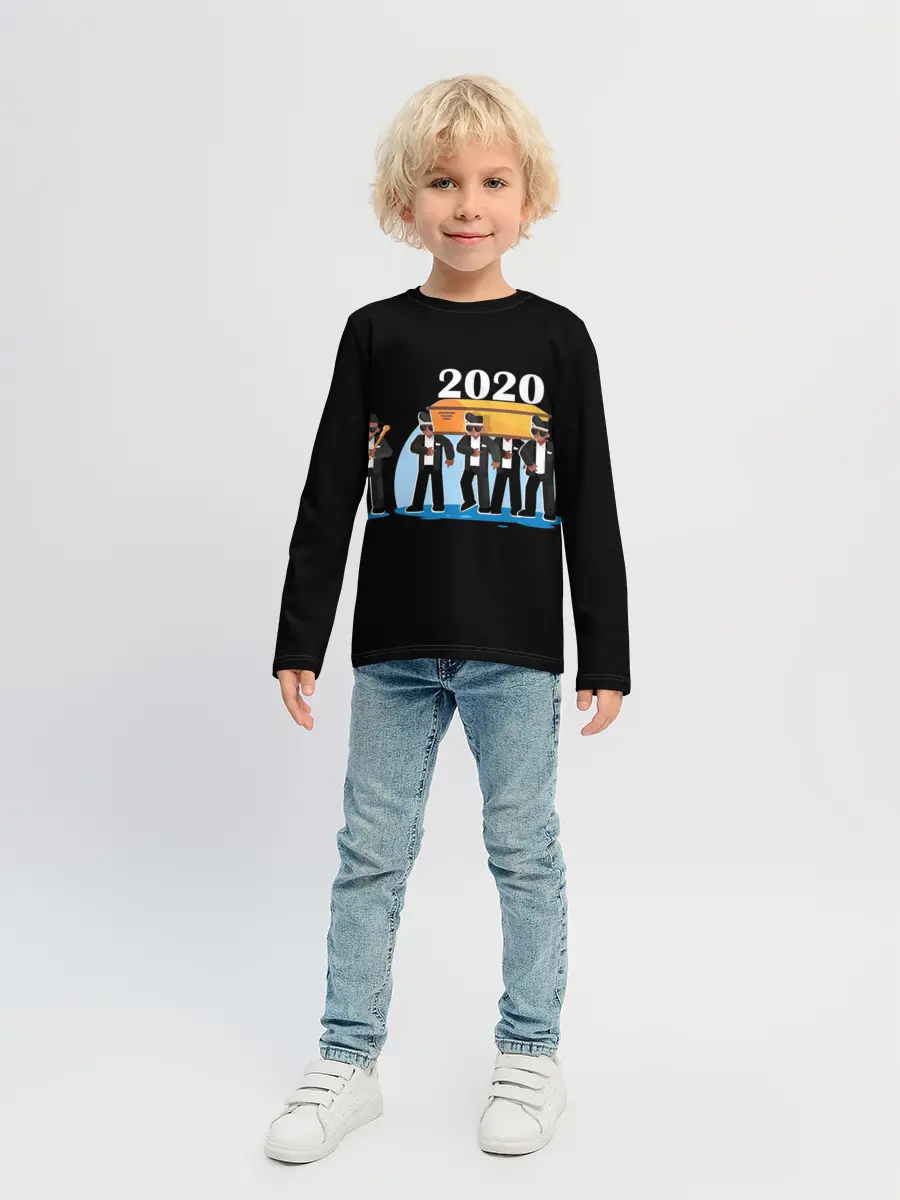 Детский лонгслив / 2020 не спасти...