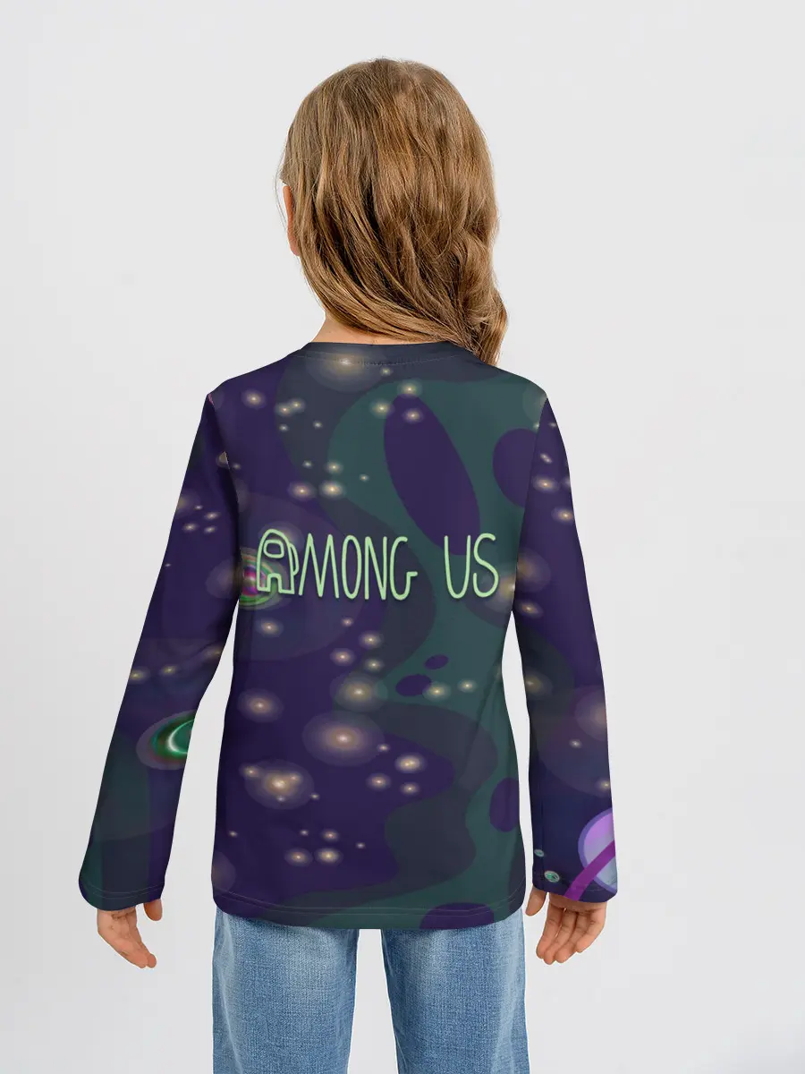 Детский лонгслив / Among Us