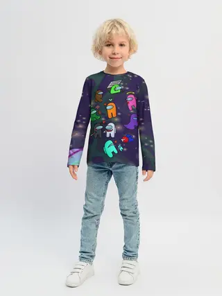 Детский лонгслив / Among Us