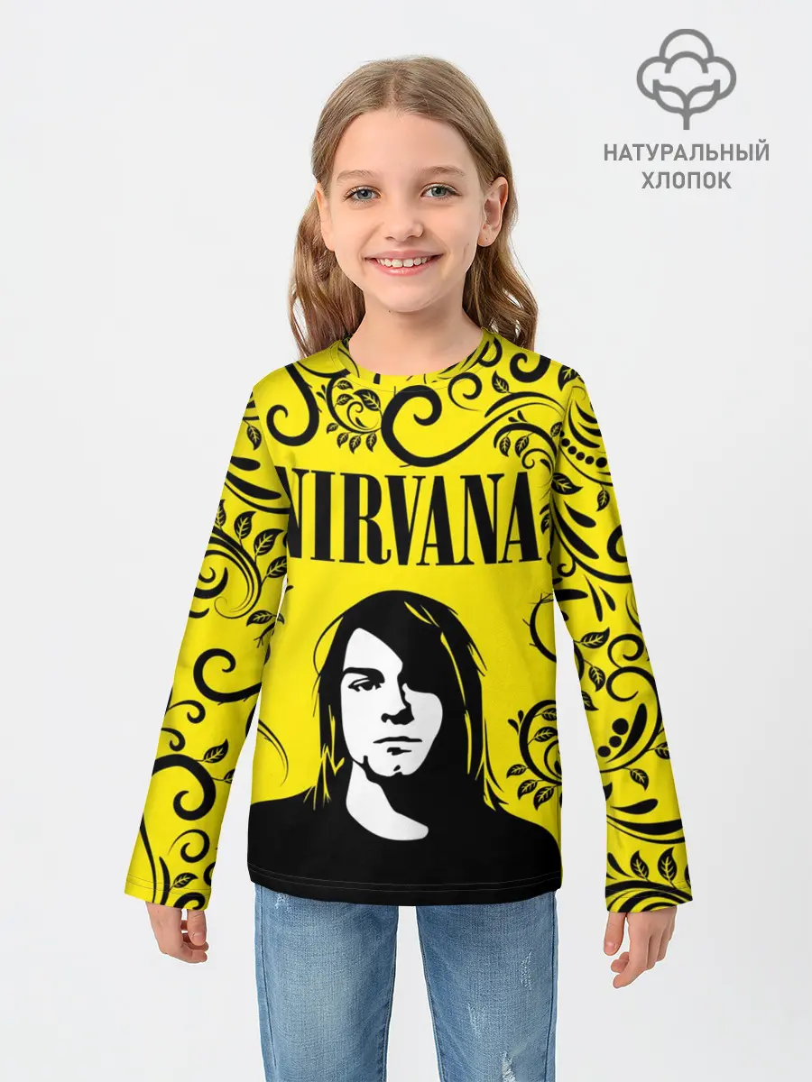 Детский лонгслив / NIRVANA