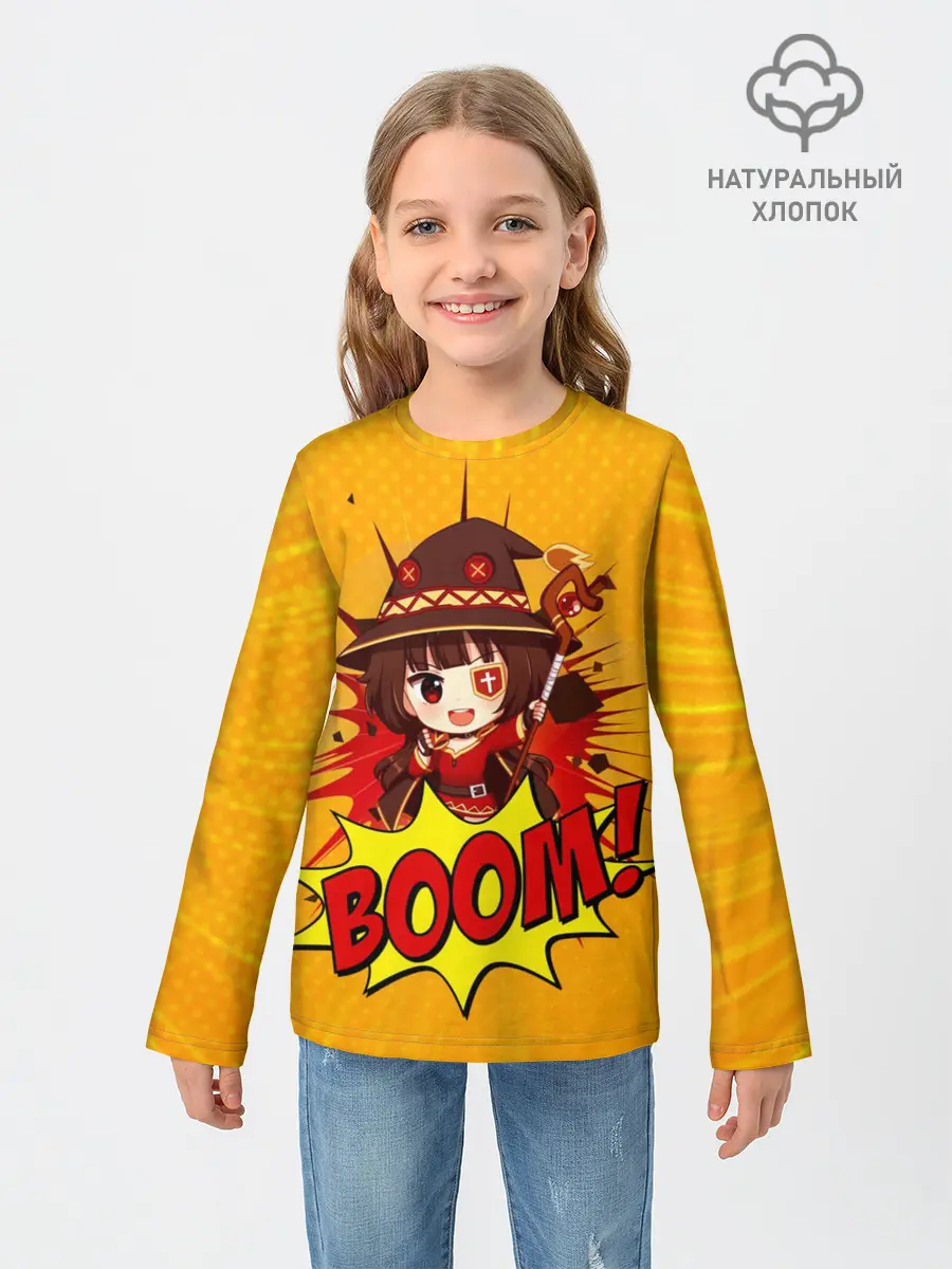 Детский лонгслив / Мегумин BOOM