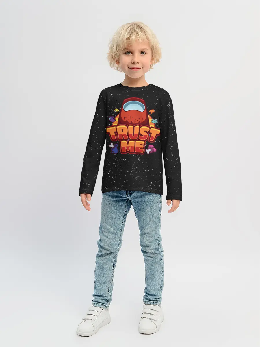 Детский лонгслив / Among us