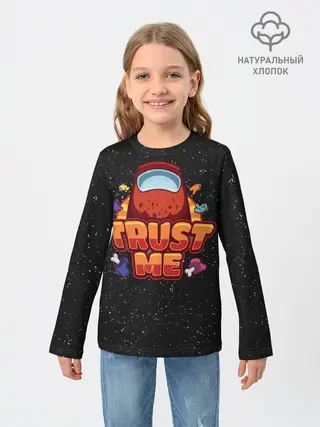 Детский лонгслив / Among us