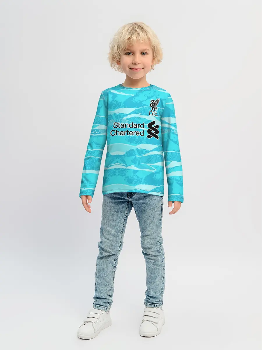 Детский лонгслив / LIVERPOOL выездная сезон 20/21