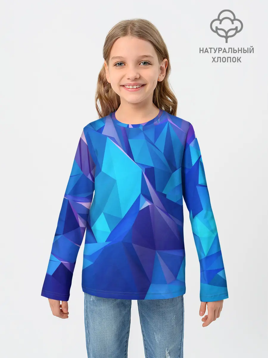 Детский лонгслив / NEON CRYSTALLS