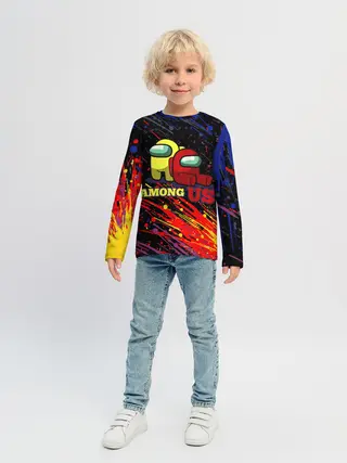 Детский лонгслив / AMONG US.