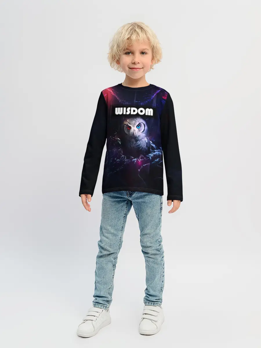 Детский лонгслив / WISDOM