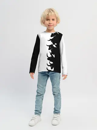 Детский лонгслив / Символ 2021 | Год Быка