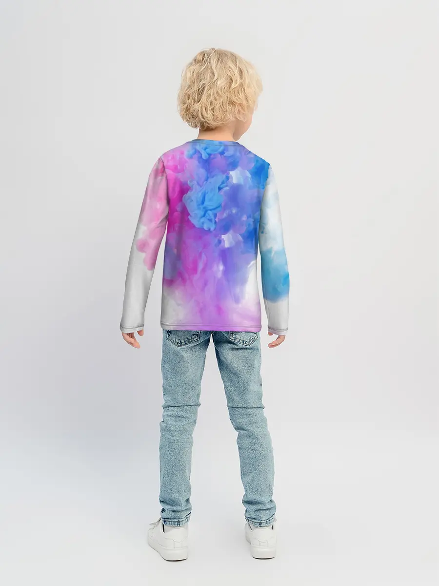 Детский лонгслив / дым