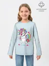 Детский лонгслив / Единорог | Dab
