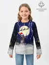 Детский лонгслив / Новогодний Кот