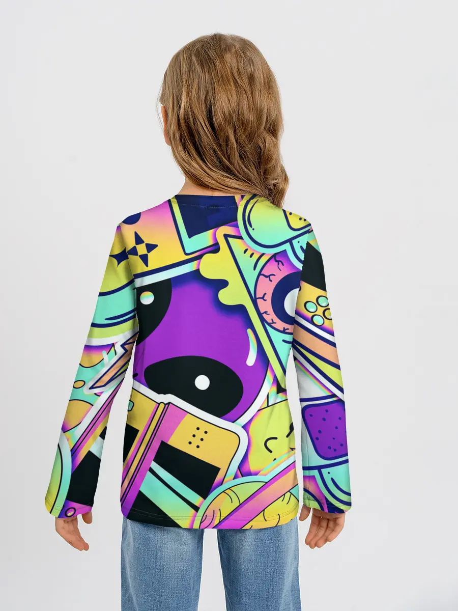 Детский лонгслив / Alien