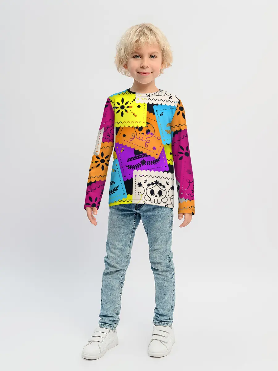 Детский лонгслив / Color pattern
