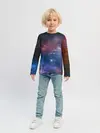 Детский лонгслив / Glitch space