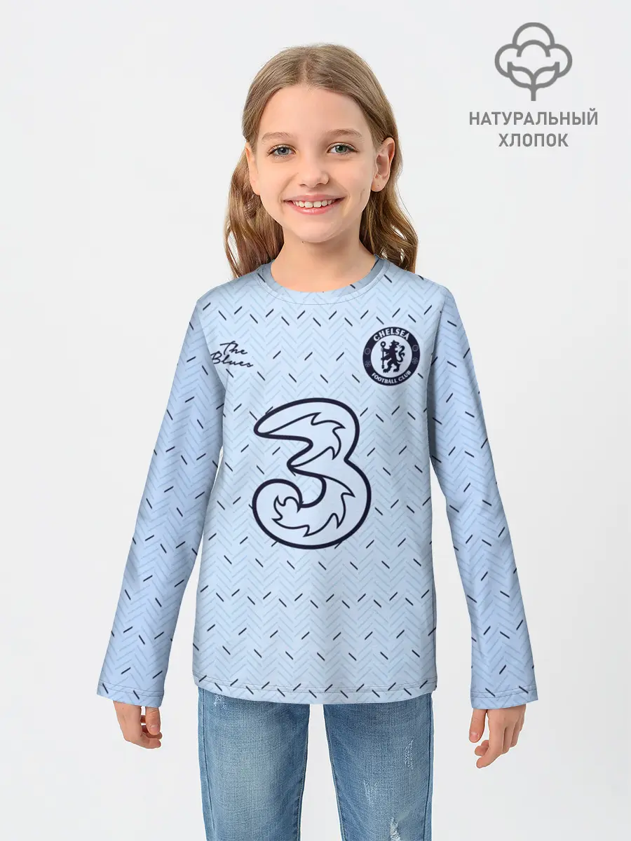 Детский лонгслив / CHELSEA выездная сезон 20/21