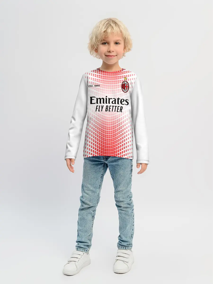 Детский лонгслив / AC MILAN 20/21 - ГОСТЕВАЯ