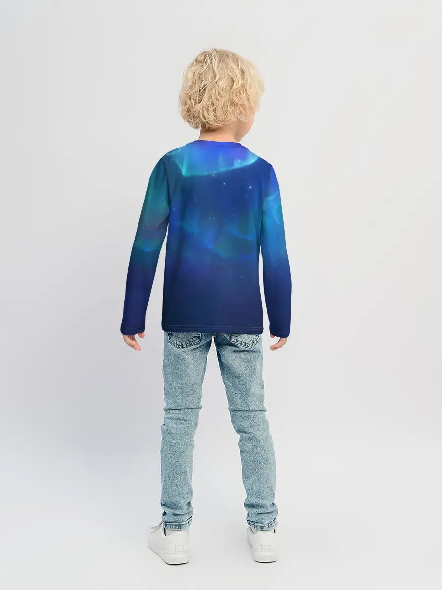 Детский лонгслив / Одинокий Волк