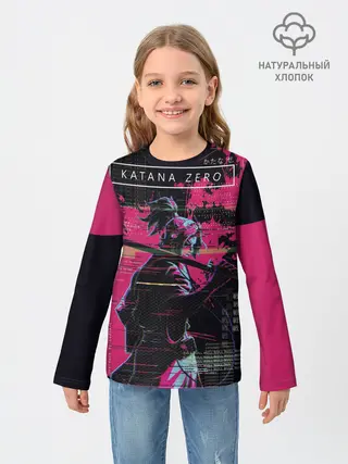 Детский лонгслив / Samurai KATANA ZERO