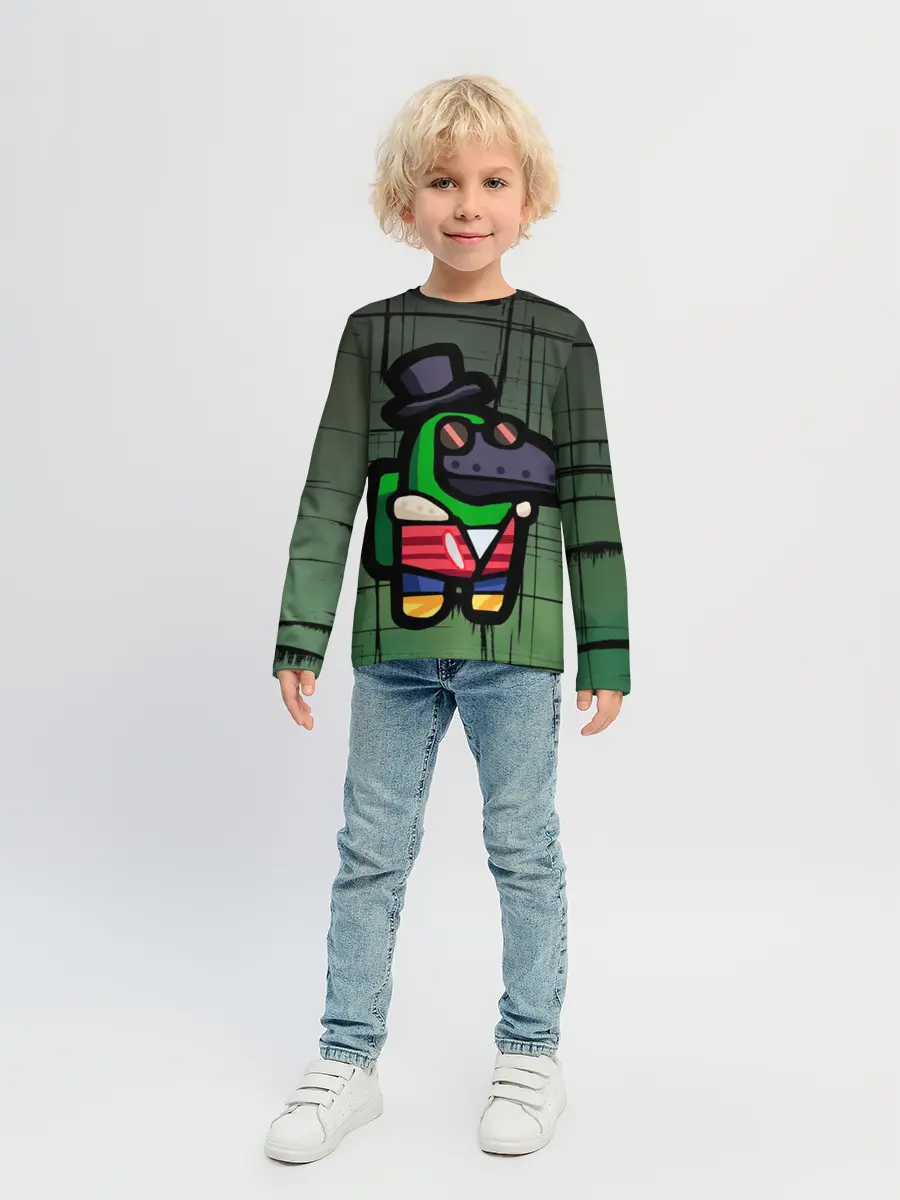 Детский лонгслив / Among Us