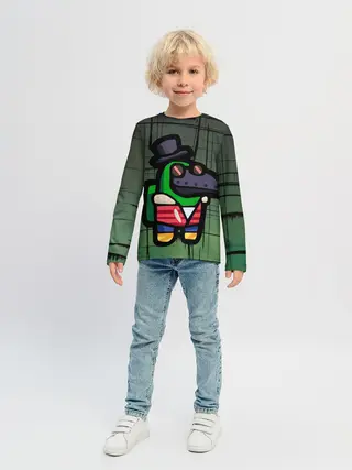 Детский лонгслив / Among Us