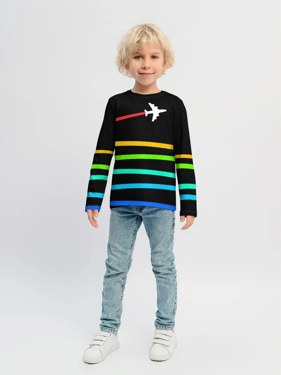 Детский лонгслив / В небо