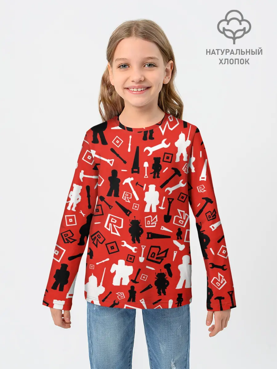 Детский лонгслив / ROBLOX