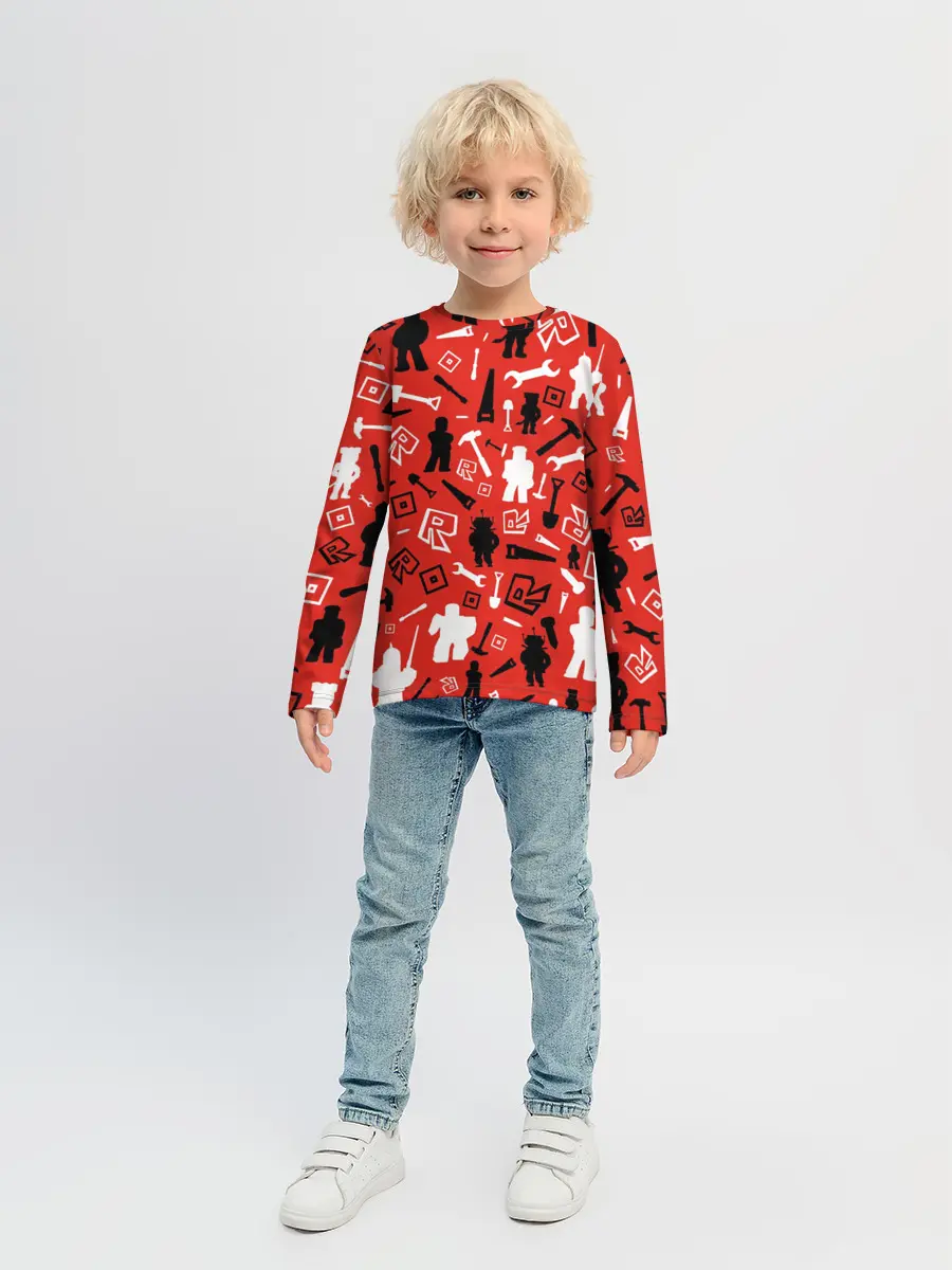 Детский лонгслив / ROBLOX