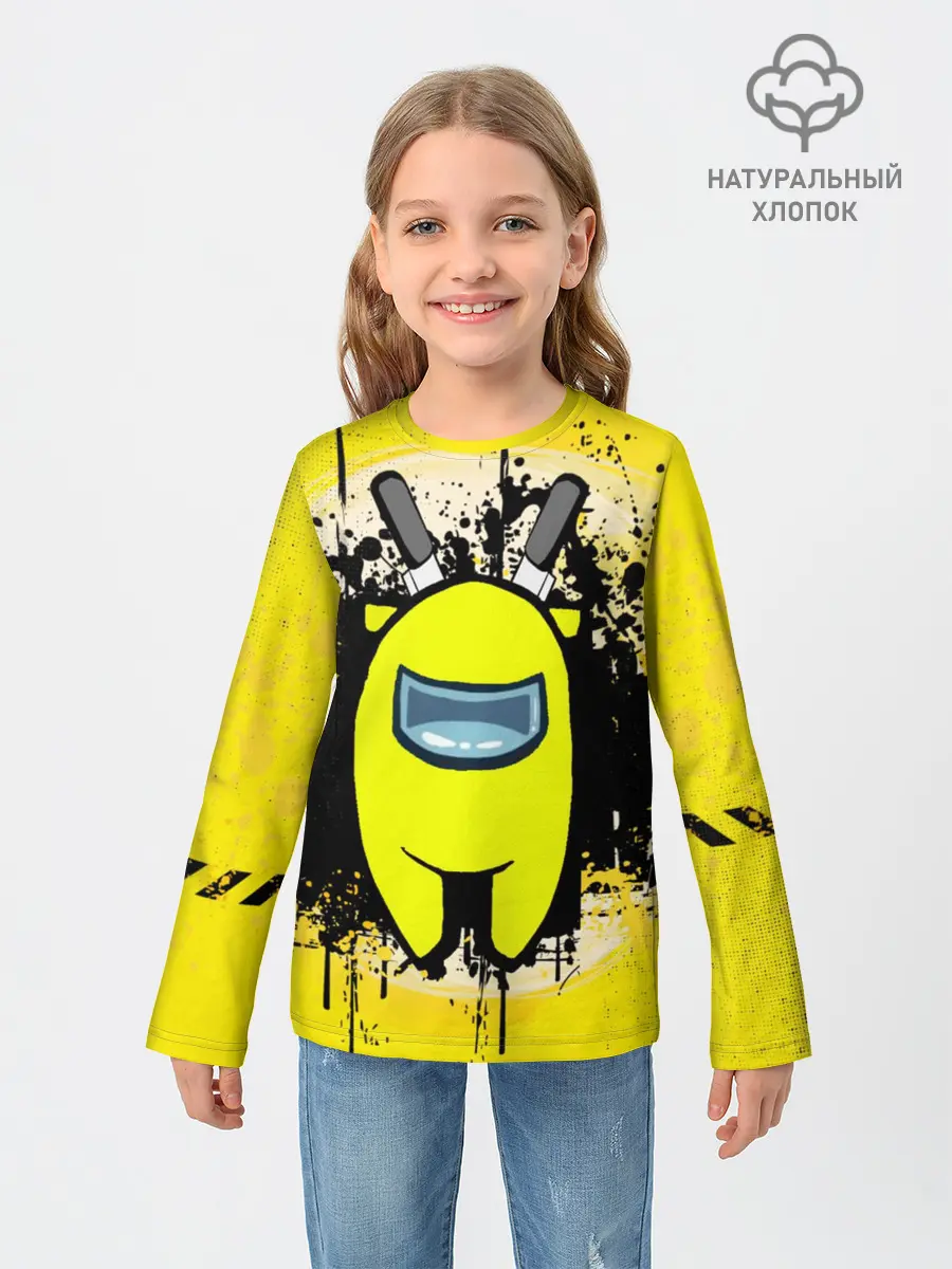 Детский лонгслив / Among Us