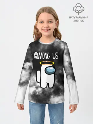Детский лонгслив / Among Us Angel