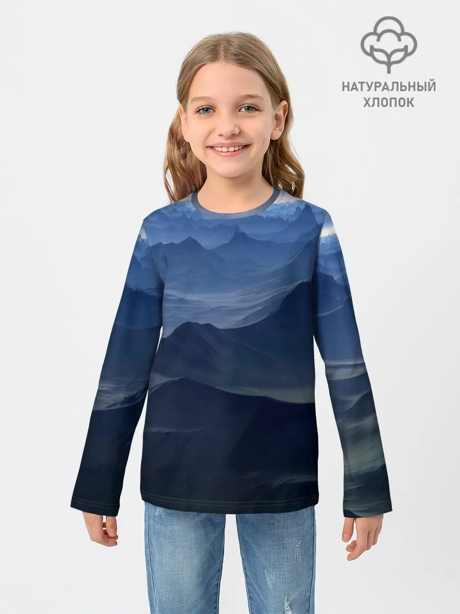 Детский лонгслив / Горный массив