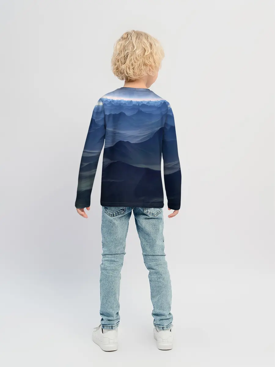 Детский лонгслив / Горный массив